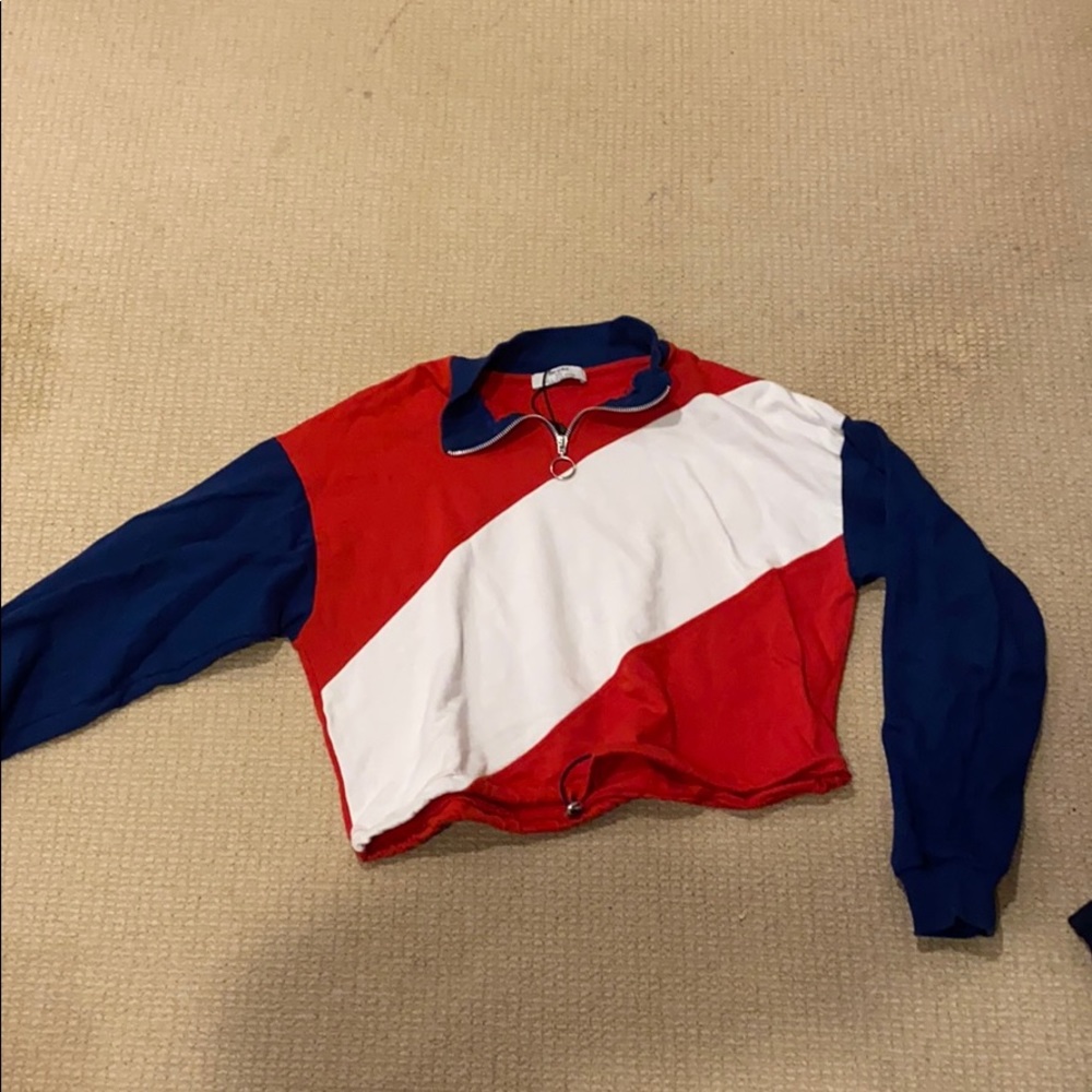 Cropped vintage hoodie